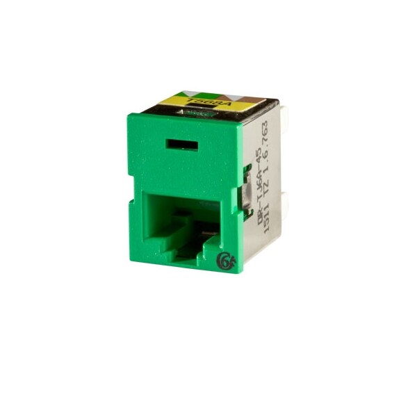 Ortronics 1-PORT MOD JACK 110 8W8P UTP, T568A/B CAT6A IP10 CLARITY10G TJ6A-45 - main
